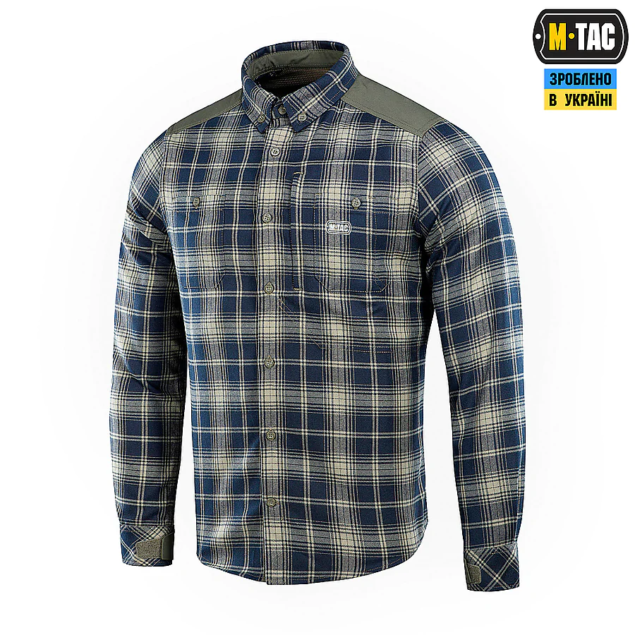 Сорочка в клітинку M-Tac Redneck Shirt. Синій
