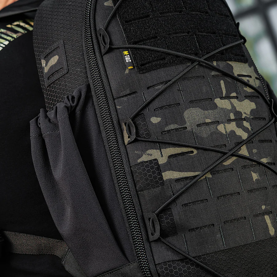 Тактичний рюкзак M-Tac Sturm Elite 15л. Чорний мультикам
