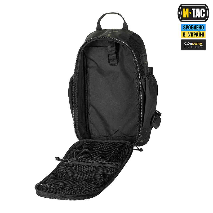 Тактичний рюкзак M-Tac Sturm Elite 15л. Чорний мультикам