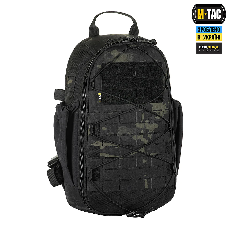 Тактичний рюкзак M-Tac Sturm Elite 15л. Чорний мультикам