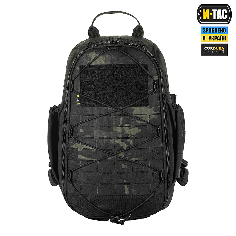 Тактичний рюкзак M-Tac Sturm Elite 15л. Чорний мультикам