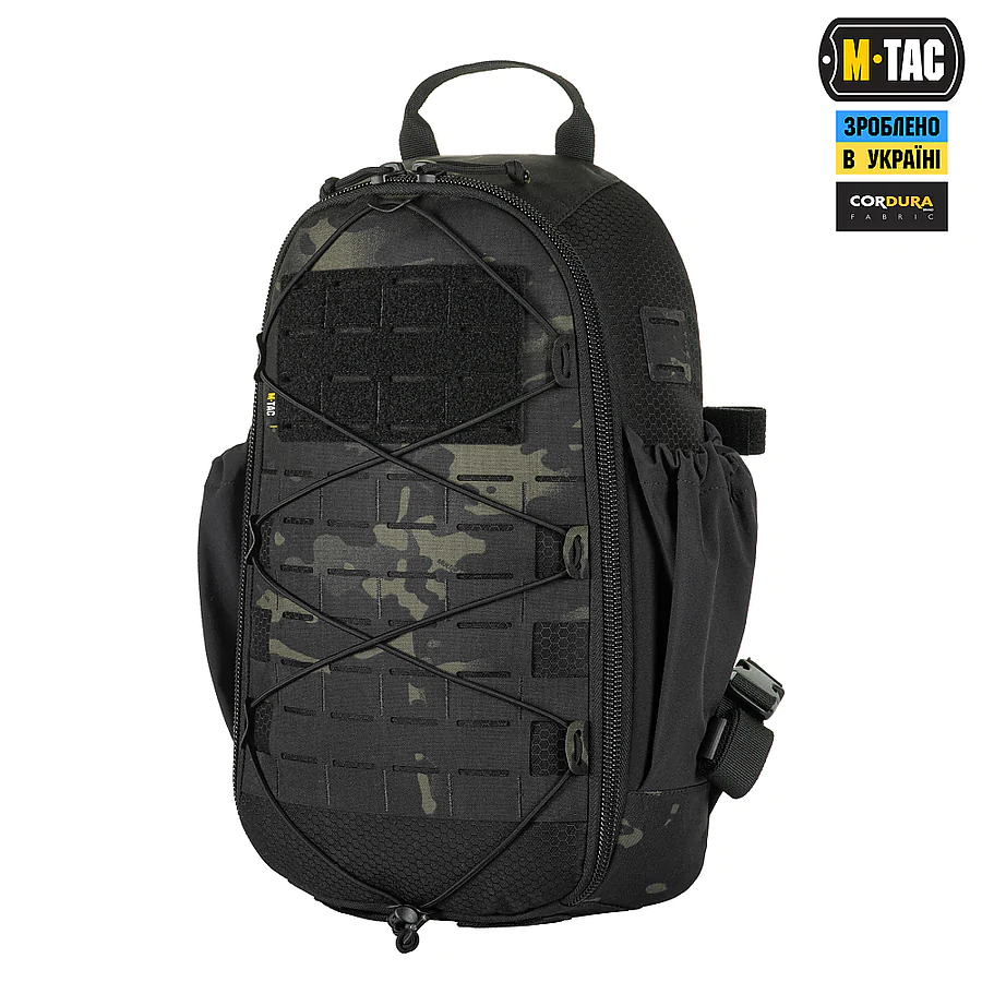 Тактичний рюкзак M-Tac Sturm Elite 15л. Чорний мультикам