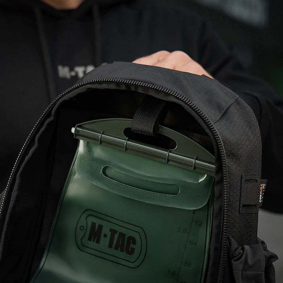 Тактический рюкзак M-Tac Sturm Elite с эргономичными лямками. Черный