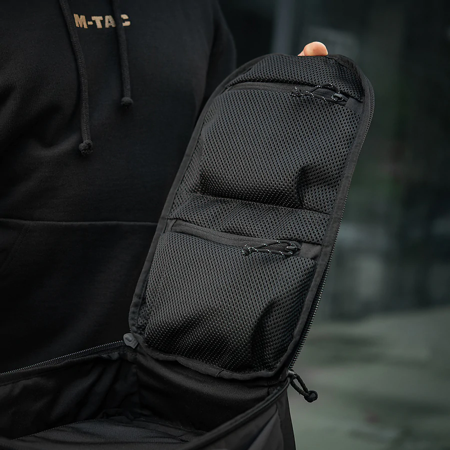 Тактический рюкзак M-Tac Sturm Elite с эргономичными лямками. Черный