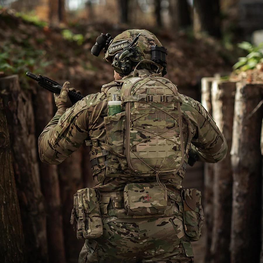 Тактический рюкзак M-Tac Sturm Elite с эргономичными лямками. Мультикам