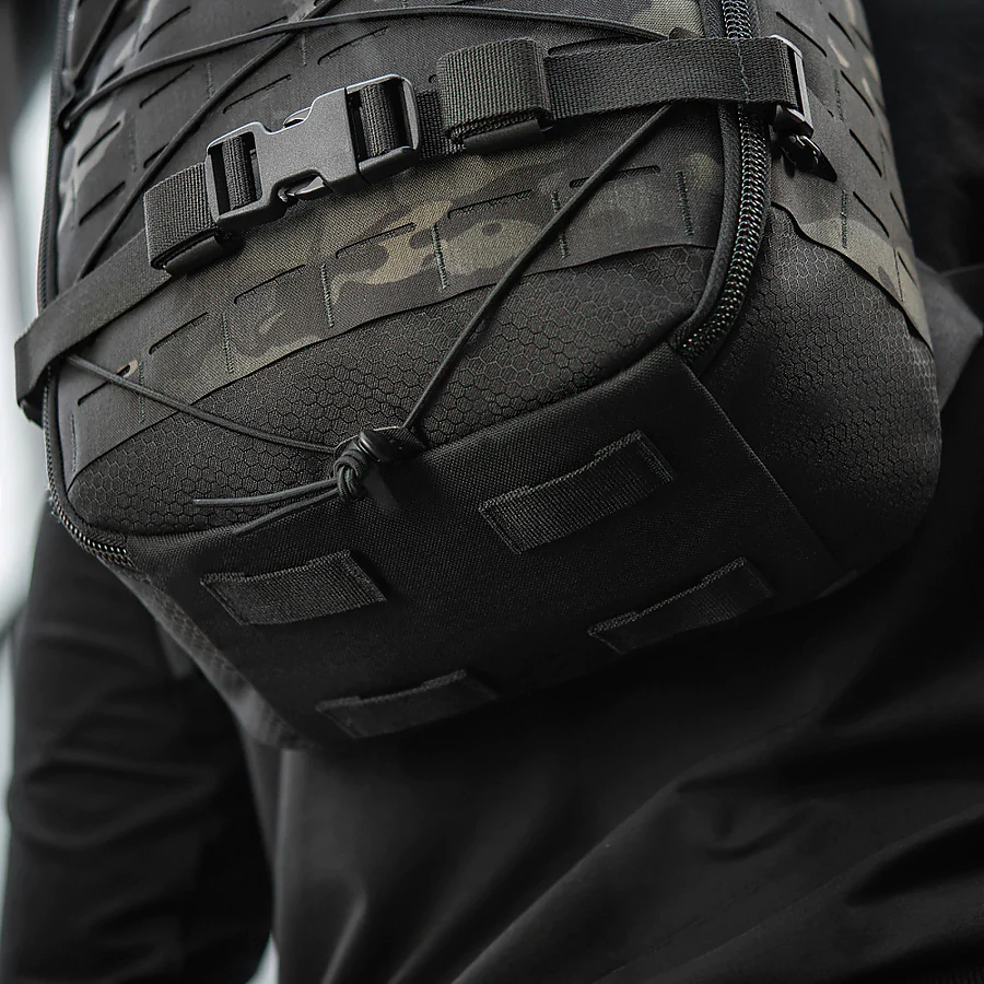 Тактический рюкзак M-Tac Sturm Elite с эргономичными лямками X-Large Elite Gen.II. Черный мультикам