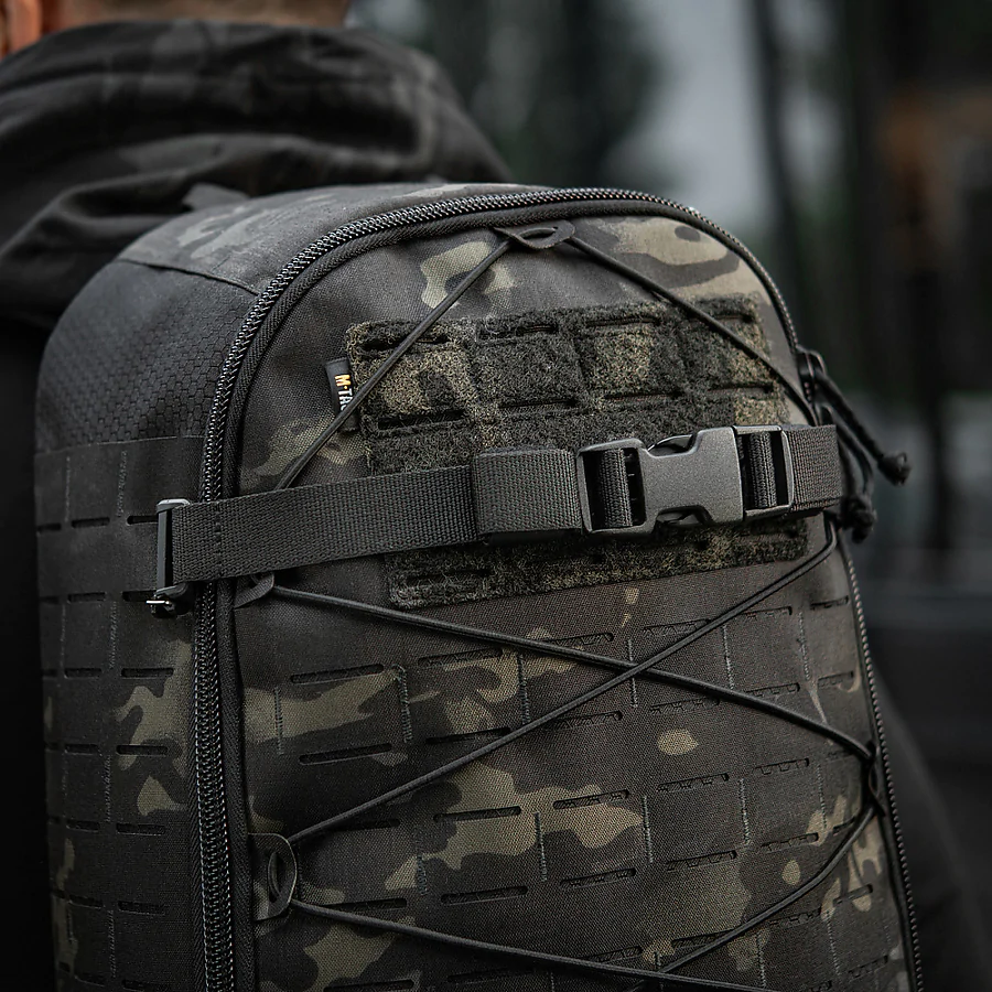 Тактический рюкзак M-Tac Sturm Elite с эргономичными лямками X-Large Elite Gen.II. Черный мультикам