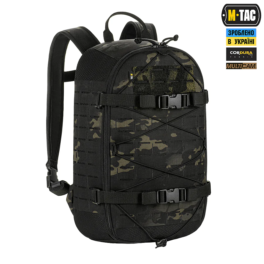 Тактический рюкзак M-Tac Sturm Elite с эргономичными лямками X-Large Elite Gen.II. Черный мультикам