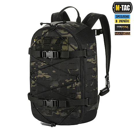 Тактический рюкзак M-Tac Sturm Elite с эргономичными лямками X-Large Elite Gen.II. Черный мультикам