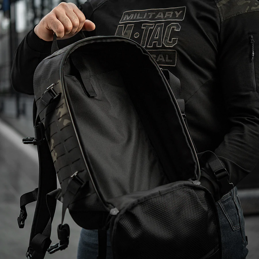 Тактический рюкзак M-Tac Sturm Elite с эргономичными лямками X-Large Elite Gen.II. Черный мультикам