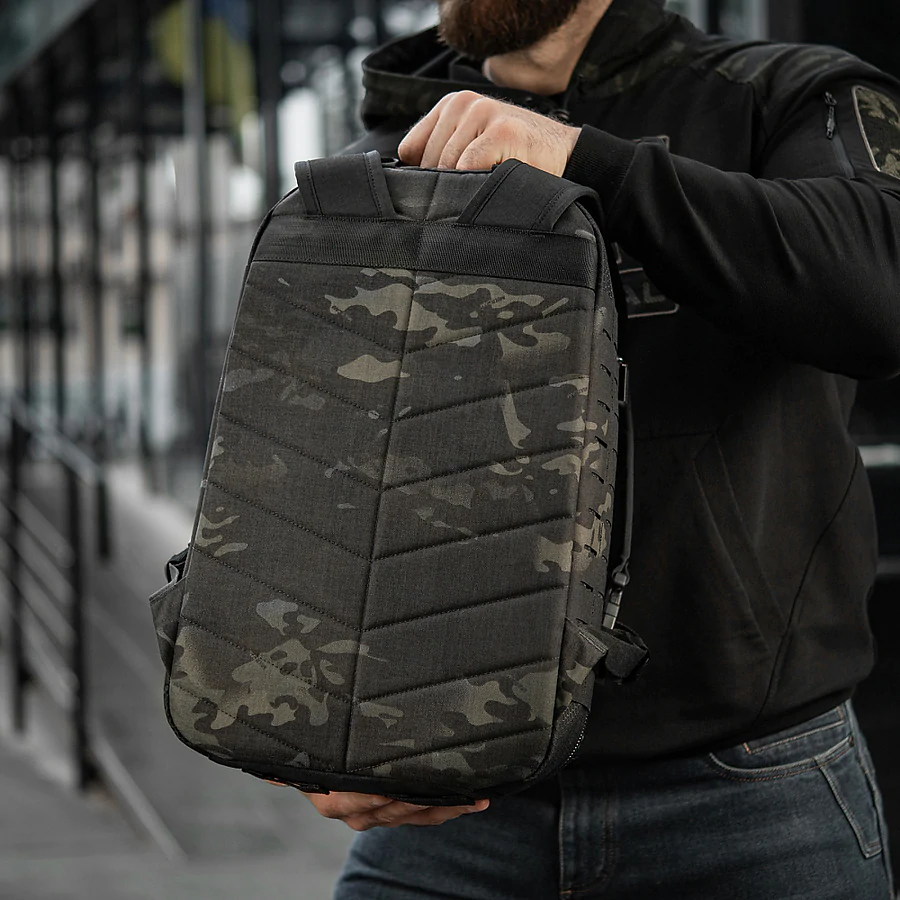 Тактический рюкзак M-Tac Sturm Elite с эргономичными лямками X-Large Elite Gen.II. Черный мультикам