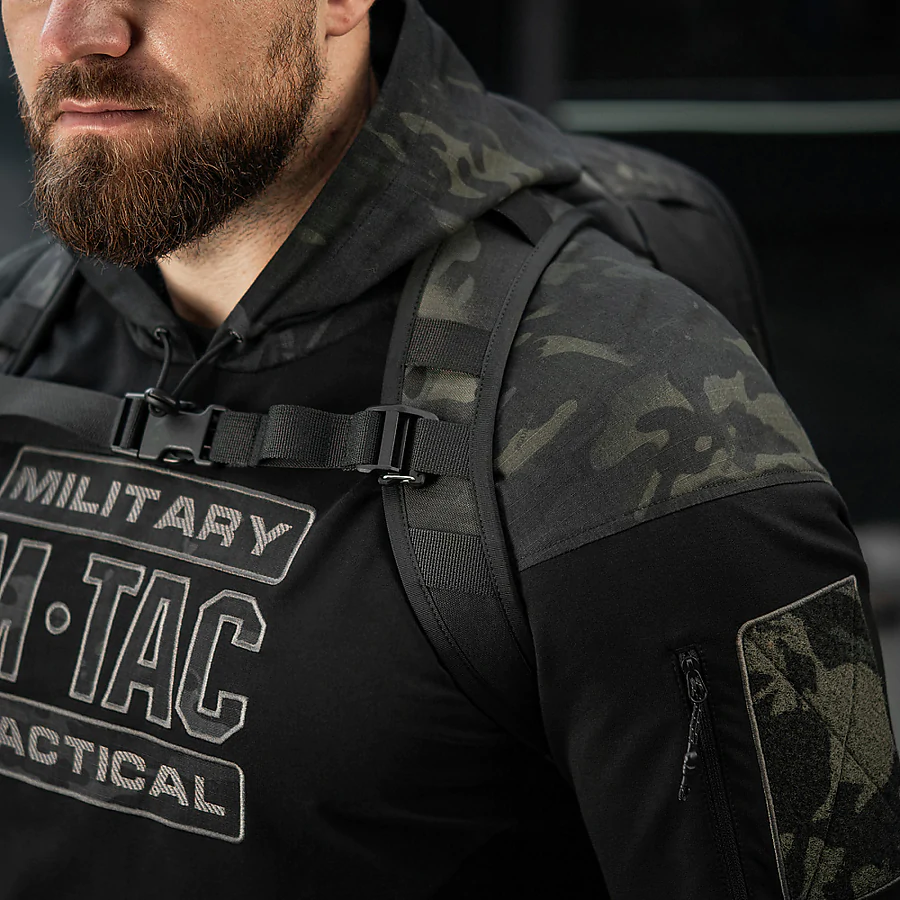 Тактический рюкзак M-Tac Sturm Elite с эргономичными лямками X-Large Elite Gen.II. Черный мультикам