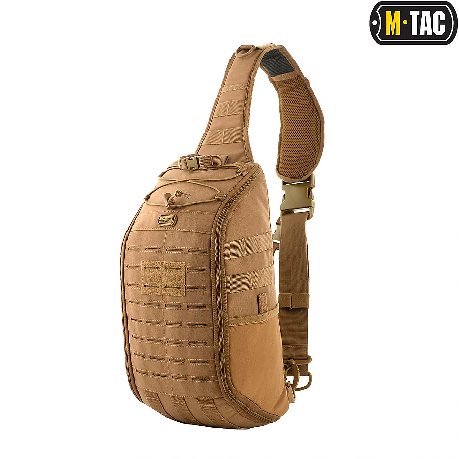 Рюкзак M-Tac Armadillo c одной лямкой. Темный койот