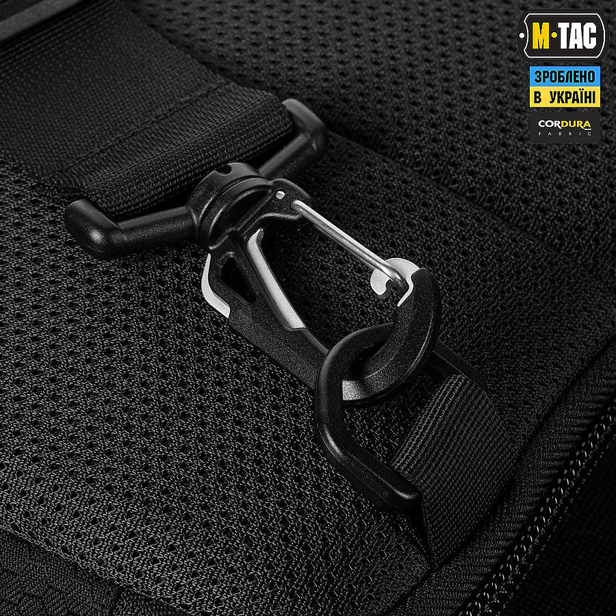Тактическая сумка M-Tac Admin Bag Medium Elite Hex с липучкой. Черный