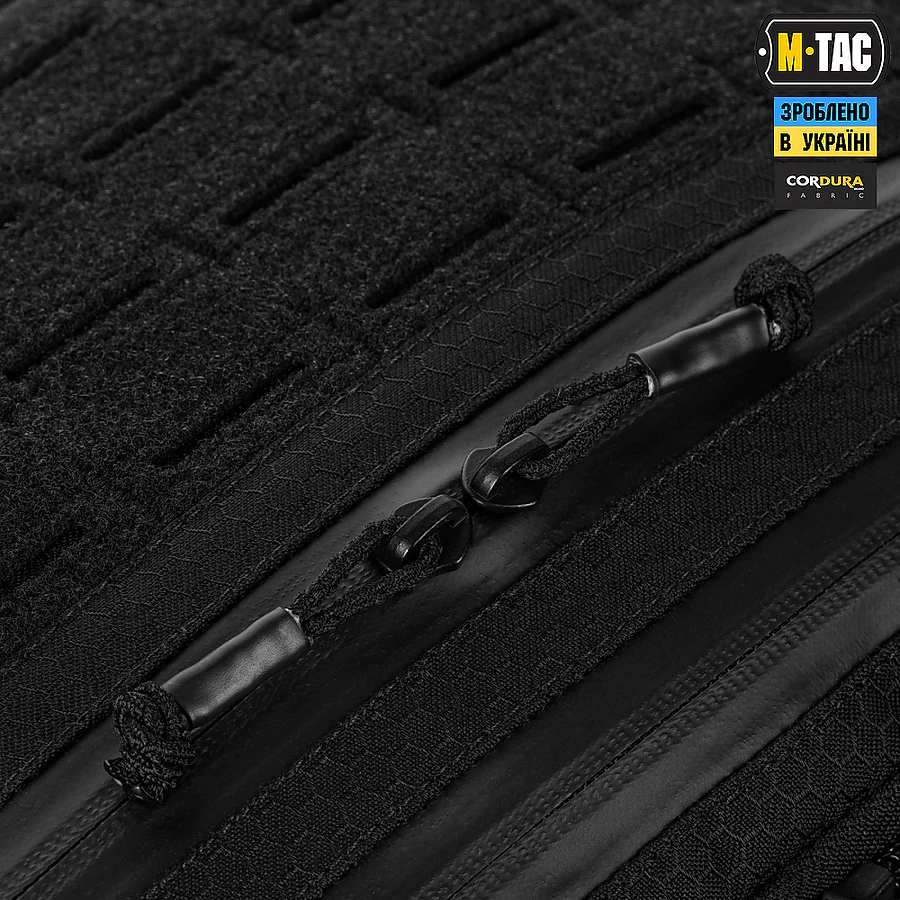 Тактическая сумка M-Tac Admin Bag Medium Elite Hex с липучкой. Черный