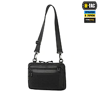 Тактична сумка M-Tac Admin Bag Medium Elite Hex з липучкою. Чорний