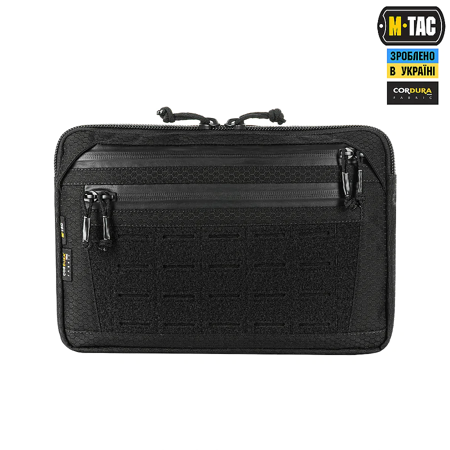 Тактическая сумка M-Tac Admin Bag Medium Elite Hex с липучкой. Черный