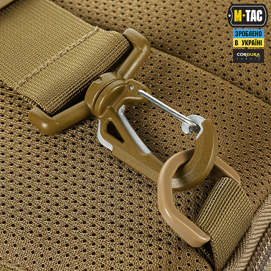 Тактическая сумка M-Tac Admin Bag Medium Elite Hex с липучкой. Койот