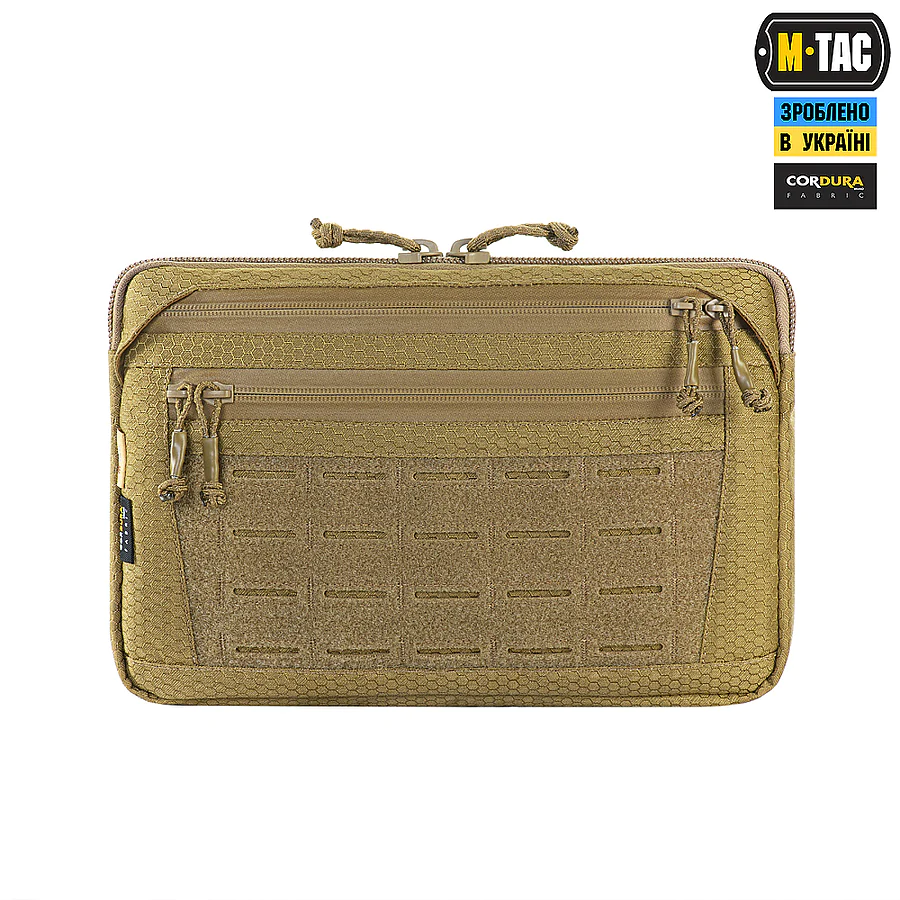 Тактическая сумка M-Tac Admin Bag Medium Elite Hex с липучкой. Койот