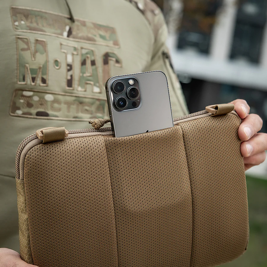 Тактическая сумка M-Tac Admin Bag Medium Elite Hex с липучкой. Койот