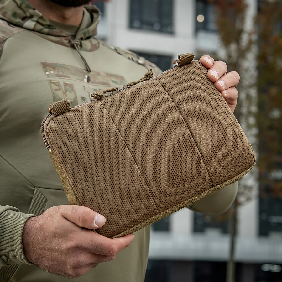 Тактическая сумка M-Tac Admin Bag Medium Elite Hex с липучкой. Койот