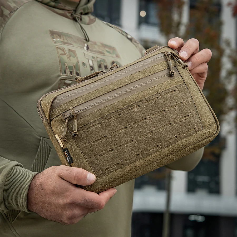 Тактическая сумка M-Tac Admin Bag Medium Elite Hex с липучкой. Койот