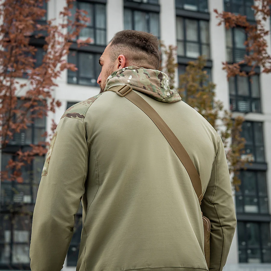 Тактическая сумка M-Tac Admin Bag Medium Elite Hex с липучкой. Койот