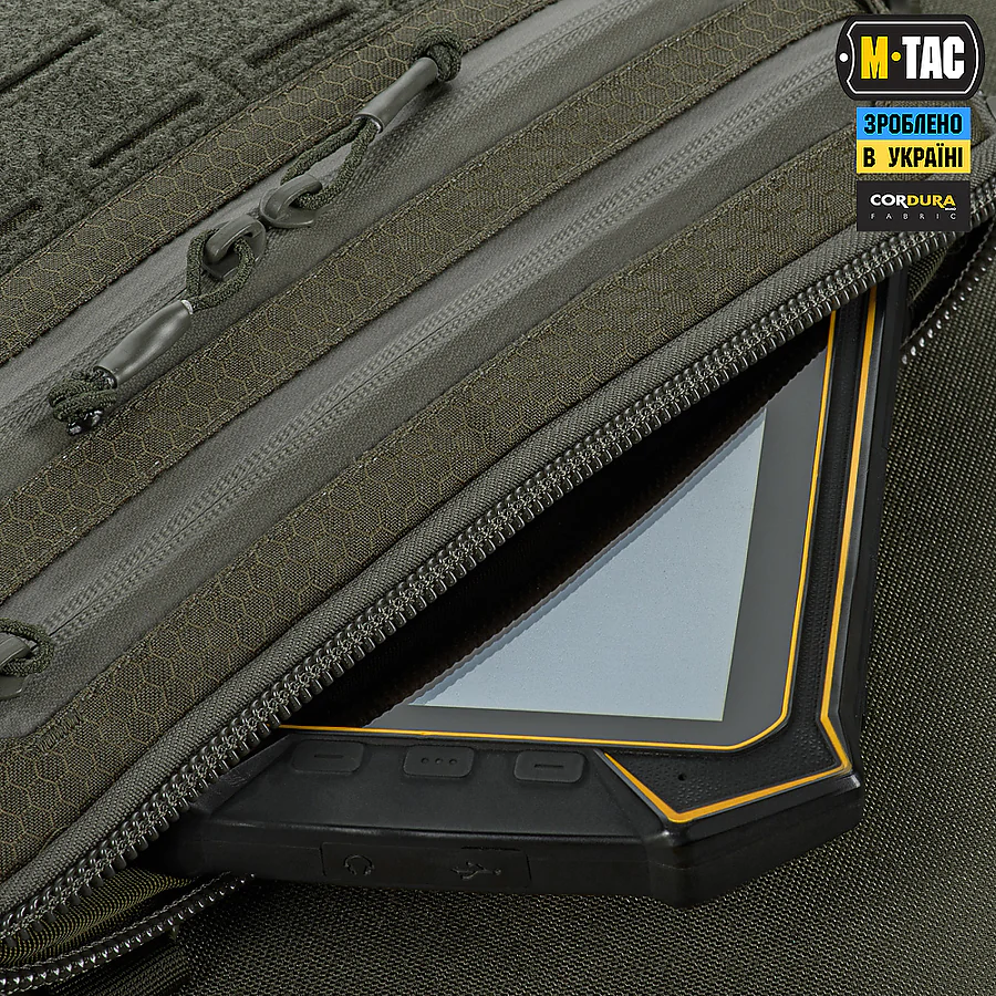 Тактическая сумка M-Tac Admin Bag Medium Elite Hex с липучкой. Олива