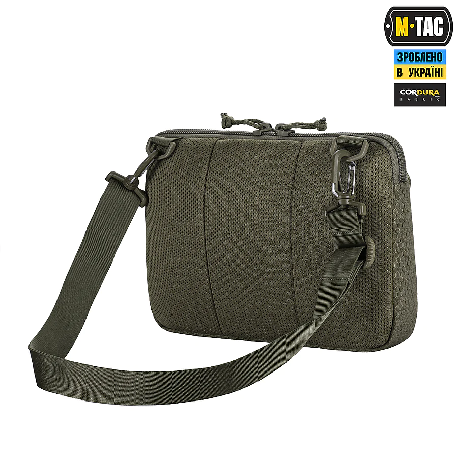 Тактическая сумка M-Tac Admin Bag Medium Elite Hex с липучкой. Олива