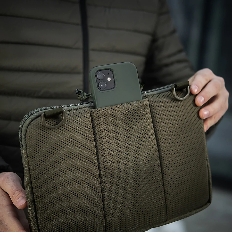 Тактическая сумка M-Tac Admin Bag Medium Elite Hex с липучкой. Олива