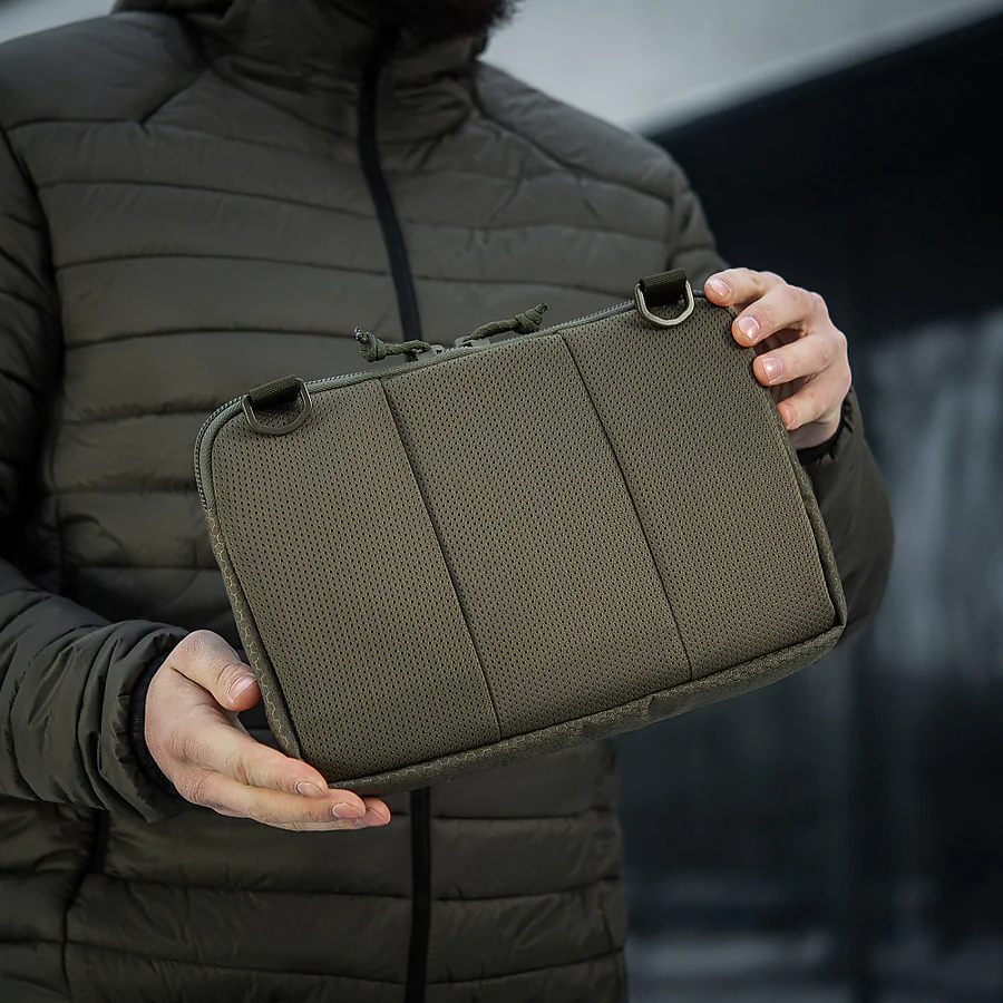 Тактическая сумка M-Tac Admin Bag Medium Elite Hex с липучкой. Олива