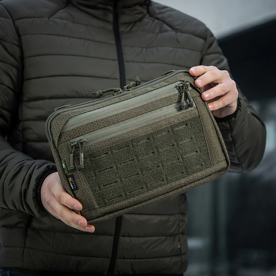 Тактическая сумка M-Tac Admin Bag Medium Elite Hex с липучкой. Олива