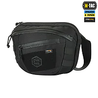 Сумка через плече M-Tac Sphaera Hex Hardsling Bag Elite Large з липучкою. Чорний