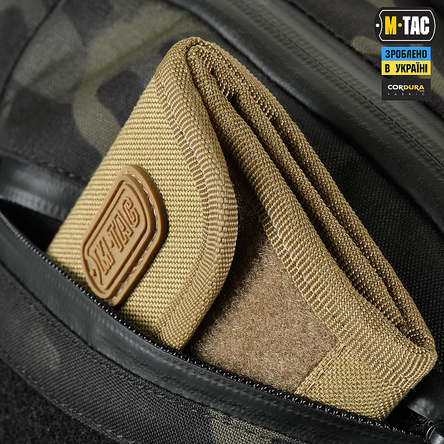 Сумка через плечо M-Tac Sphaera Hex Hardsling Bag Elite Large с липучкой. Мультикам черный