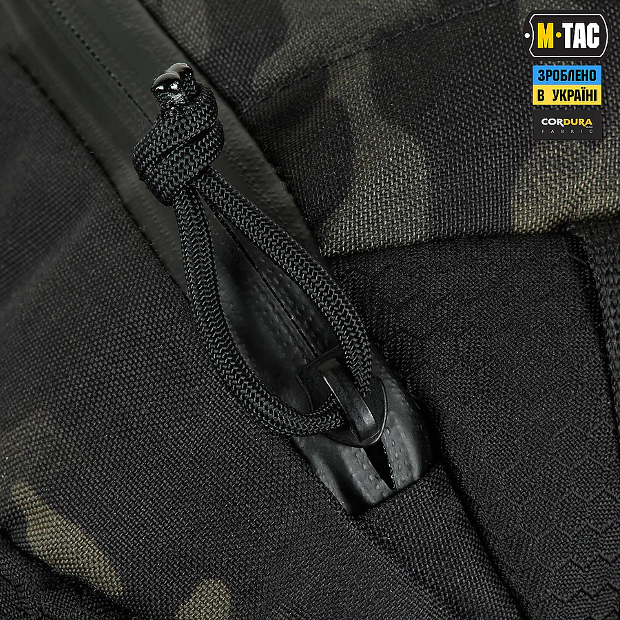 Сумка через плечо M-Tac Sphaera Hex Hardsling Bag Elite Large с липучкой. Мультикам черный