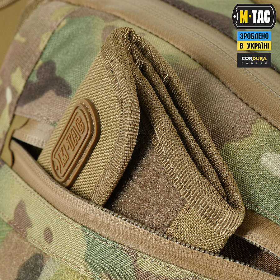 Сумка через плечо M-Tac Sphaera Hex Hardsling Bag Elite Large с липучкой. Мультикам