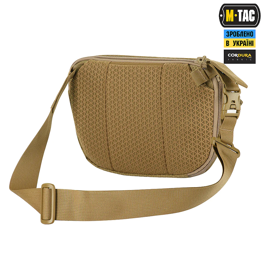 Сумка через плечо M-Tac Sphaera Hex Hardsling Bag Elite Large с липучкой. Мультикам