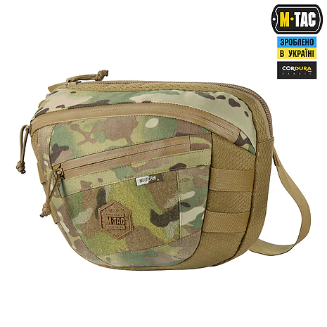 Сумка через плечо M-Tac Sphaera Hex Hardsling Bag Elite Large с липучкой. Мультикам