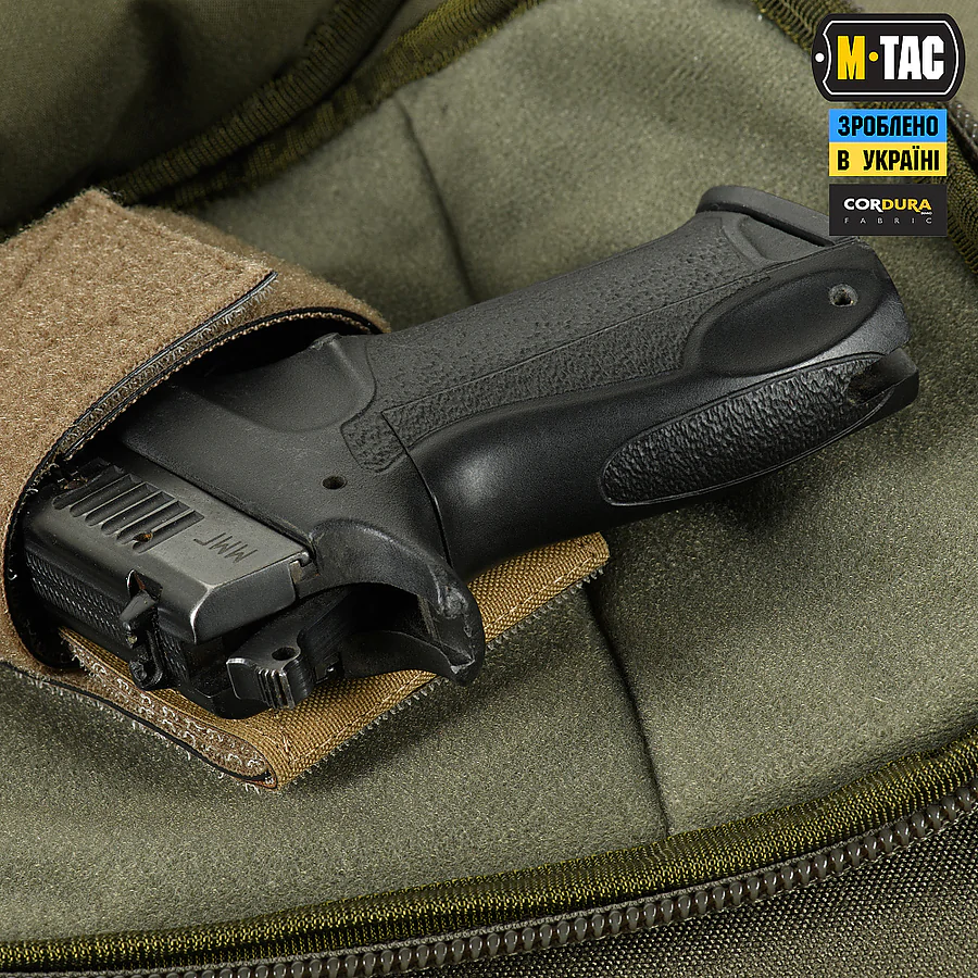 Сумка через плече M-Tac Sphaera Hex Hardsling Bag Elite Large з липучкою. Олива