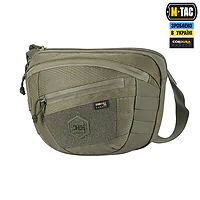 Сумка через плече M-Tac Sphaera Hex Hardsling Bag Elite Large з липучкою. Олива