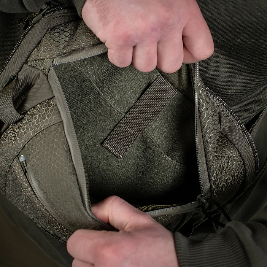 Сумка через плече M-Tac Sphaera Hex Hardsling Bag Elite Large з липучкою. Олива