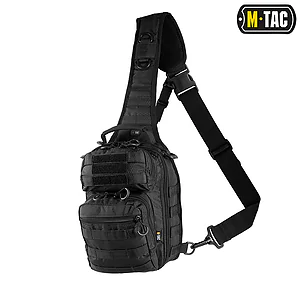 Тактическая сумка через плечо M-Tac Urban Line City Hunter Hexagon. Черный