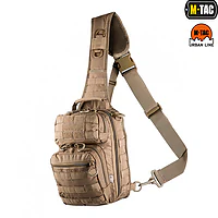 Тактична сумка через плече M-Tac Urban Line City Hunter Hexagon. Койот