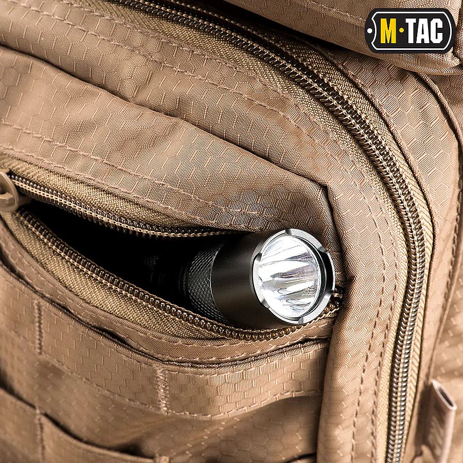 Тактическая сумка через плечо M-Tac Urban Line City Hunter Hexagon. Койот