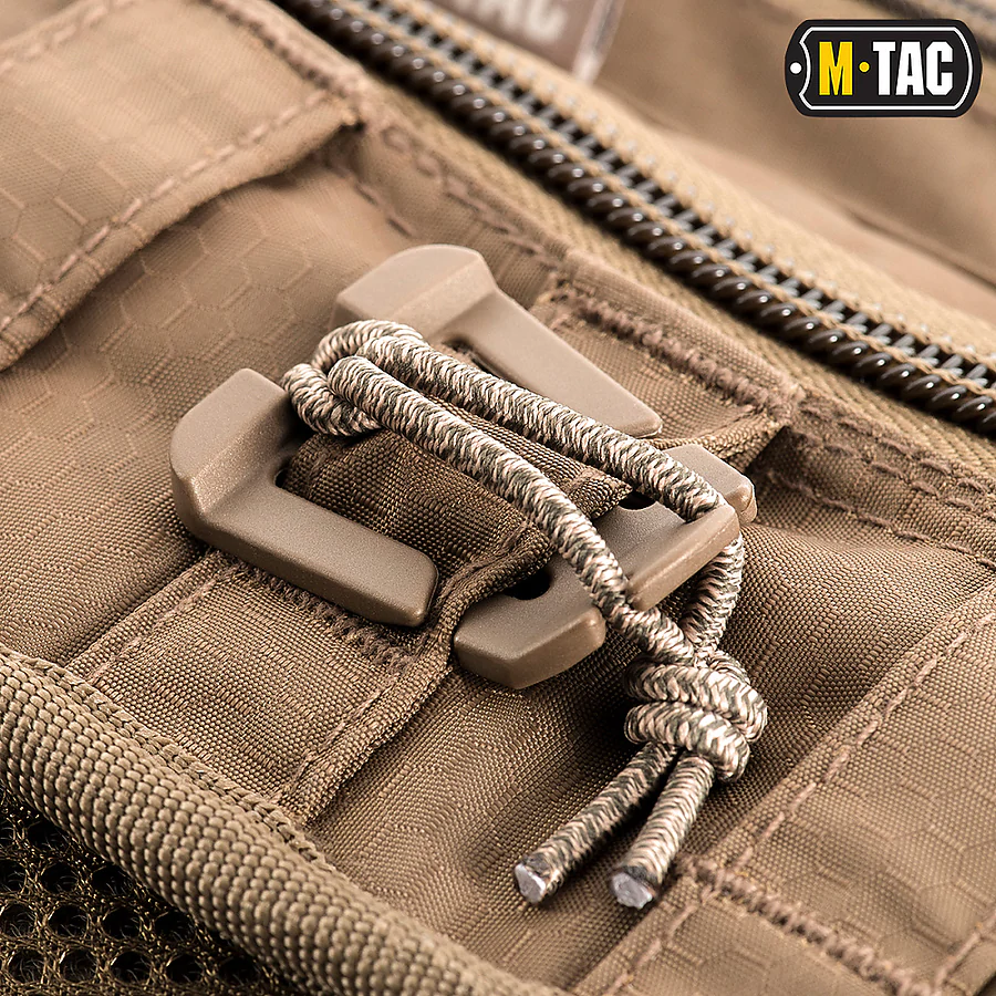 Тактическая сумка через плечо M-Tac Urban Line City Hunter Hexagon. Койот