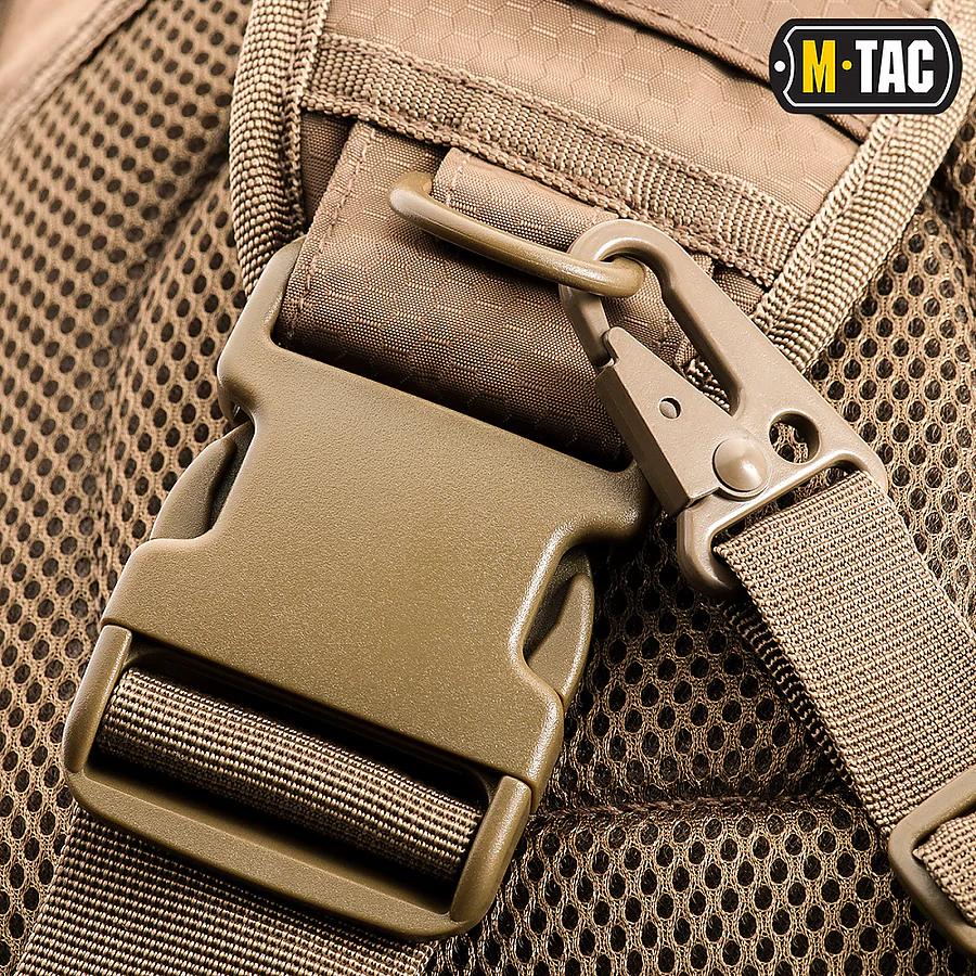 Тактическая сумка через плечо M-Tac Urban Line City Hunter Hexagon. Койот