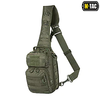 Тактична сумка через плече M-Tac Urban Line City Hunter Hexagon. Олива