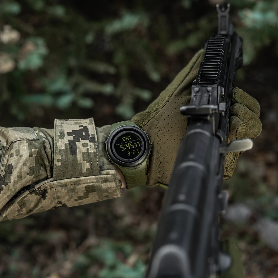 Тактические часы M-Tac 2166. Олива