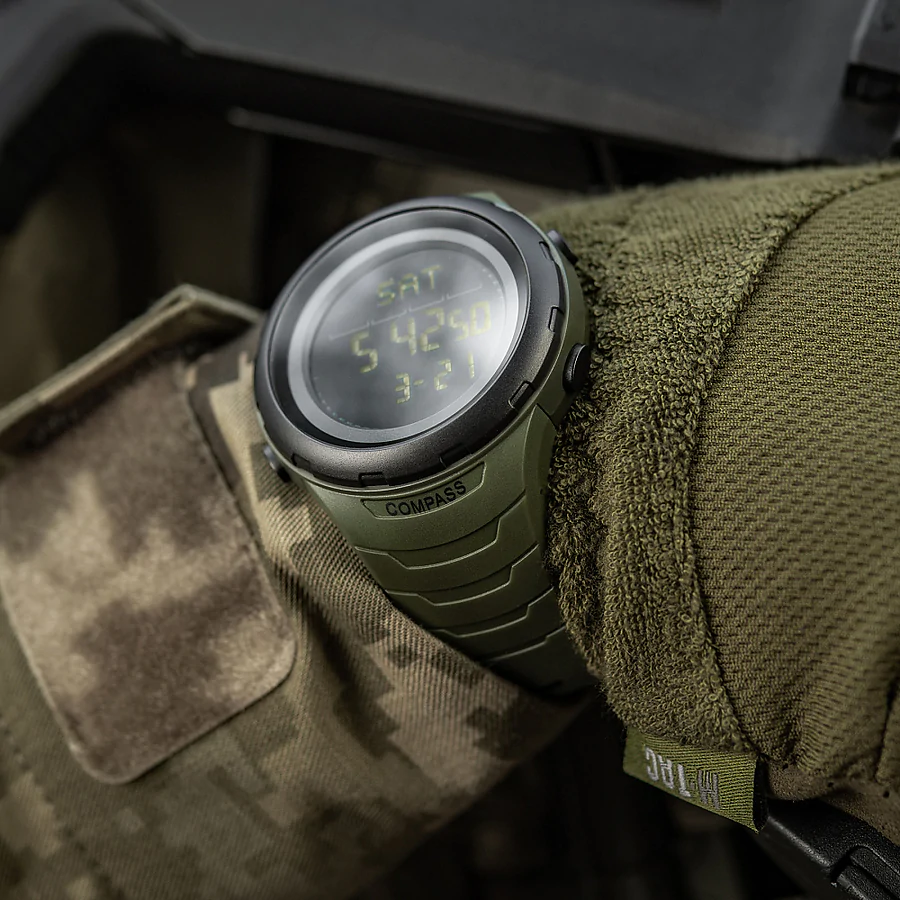 Тактические часы M-Tac 2166. Олива