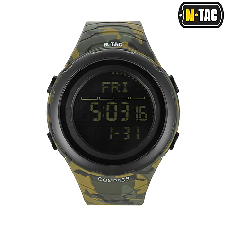 Годинник тактичний M-Tac 2166. Камуфляж